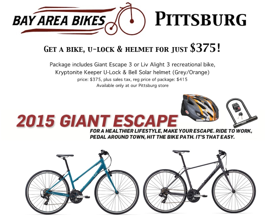 $375 bike special at Bay Area Bikes Pittsburg