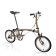 Brompton S type 6 speed Raw Lacquer