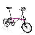 Brompton S type 6 speed Berry Crush/Black