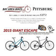 Giant Escape 3  with Helmet & U-lock