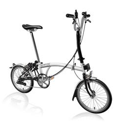 Brompton H type 6 speed white/black