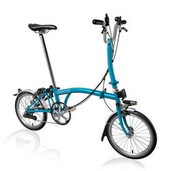 Brompton H type 6 speed - Lagoon Blue