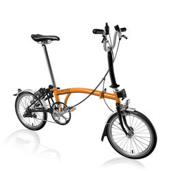 Brompton M type 3 speed - Orange/Black