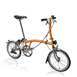 Brompton S type 2 speed Superlight -Orange