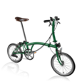 Brompton S type 6 speed - racing green