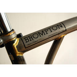 Brompton M type 6 speed - Raw Lacquer
